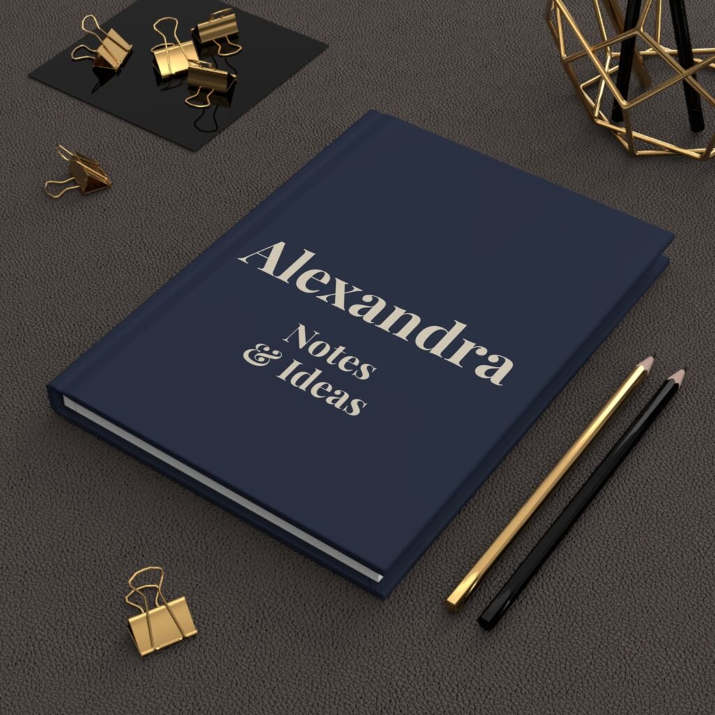 Personalized Name Notebook | Custom Journal With Your Name | Personalized Office Gift and Stationery