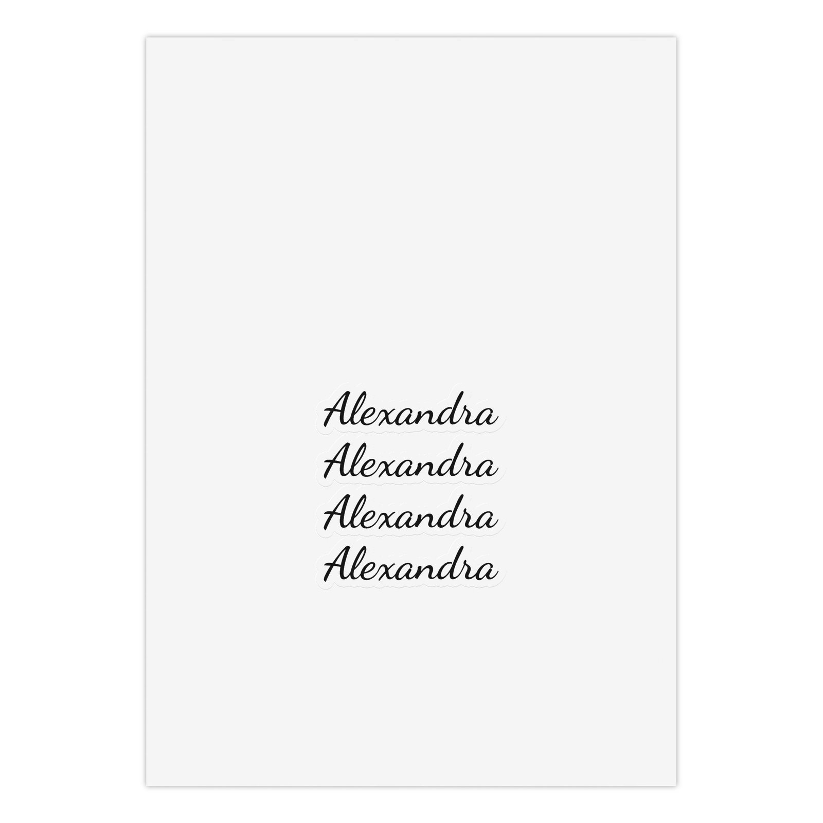 Personalized Name Stickers | Custom Name Sticker Sheet With Your Name | Personalized Gift