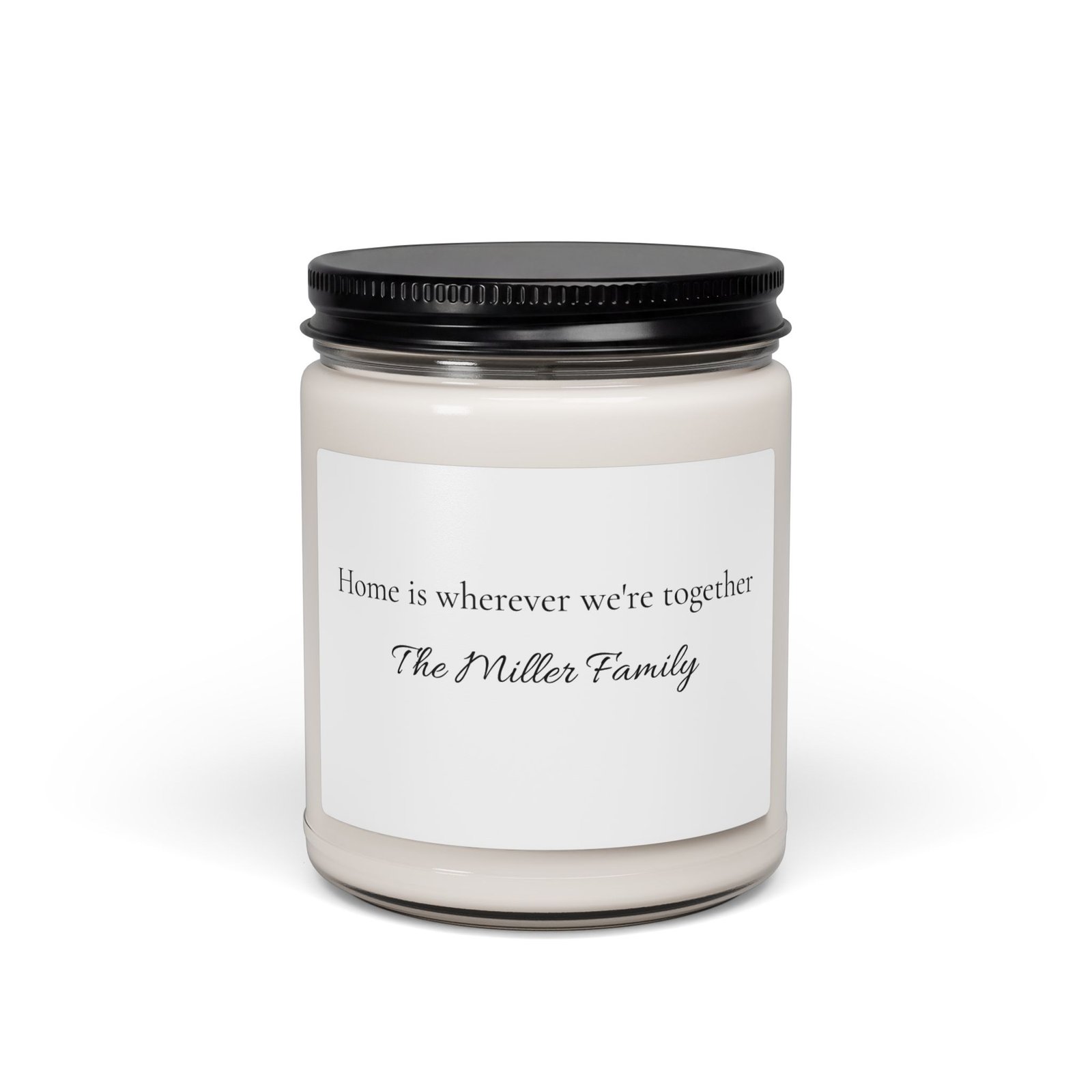 Personalized Family Name Candle, Custom Soy Candle Gift, Home Is Wherever We're Together, 9oz Scented Candle, Housewarming Gift - Image 7